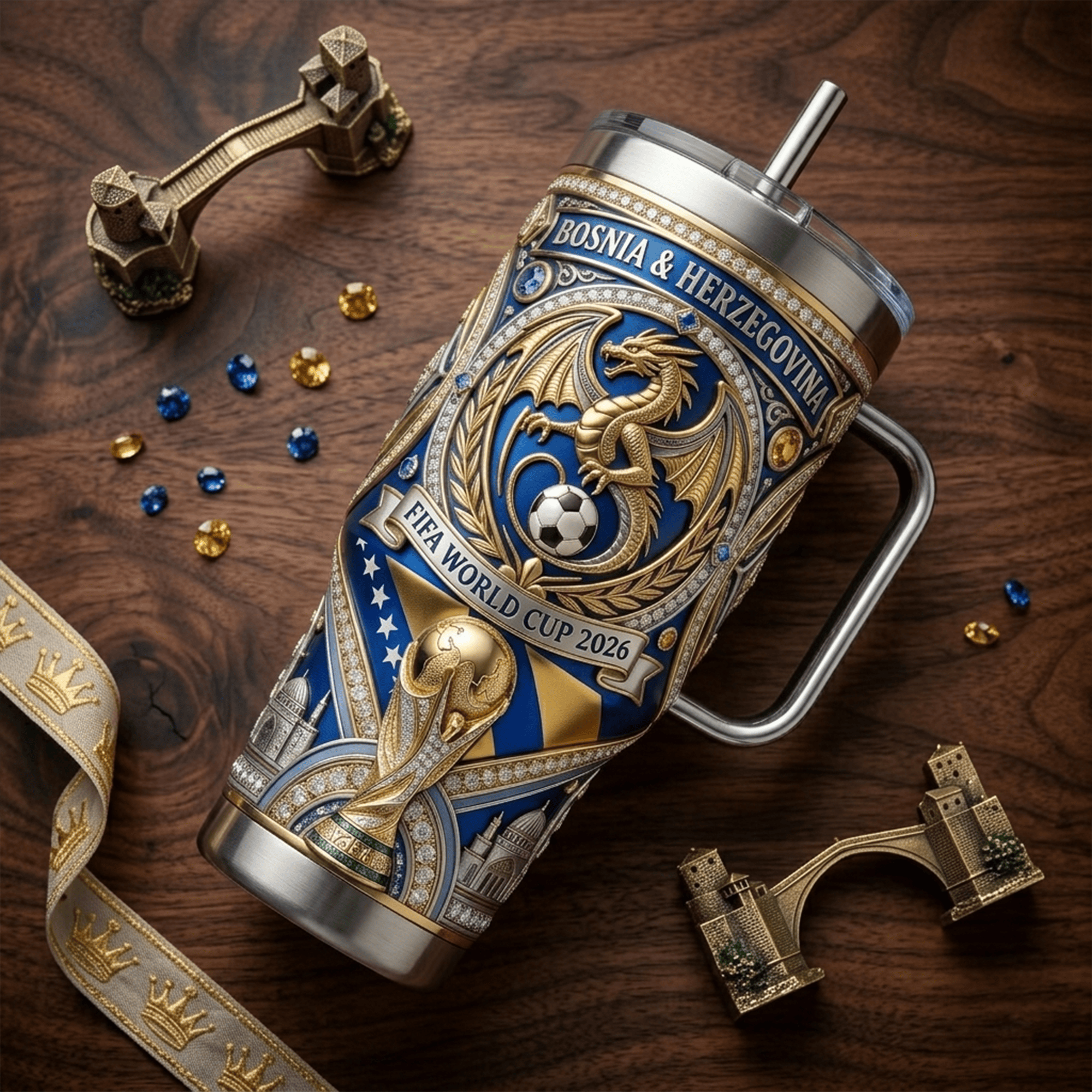 BSIF 40oz Tumbler With Handle LNTH