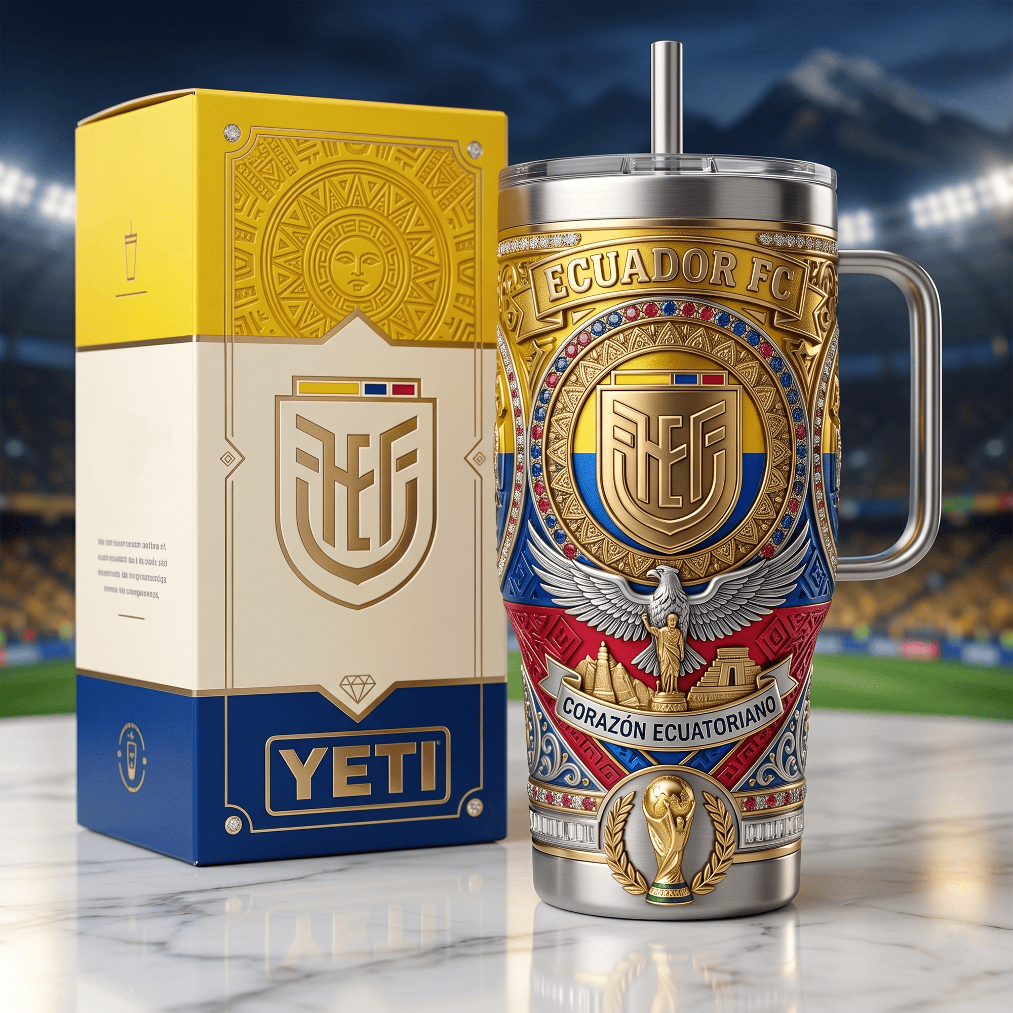 ECDF 40oz Tumbler With Handle LNTH