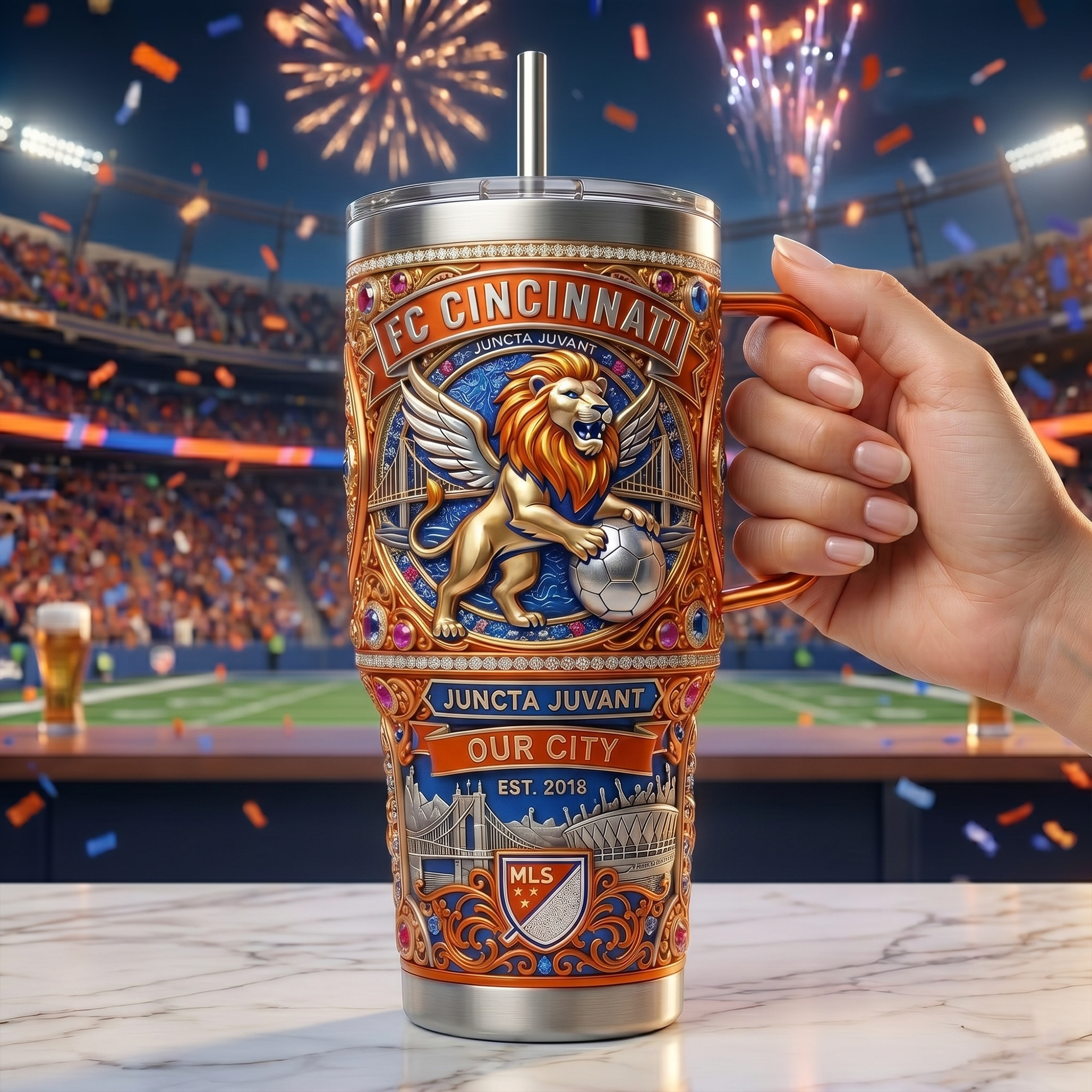 CCNT 40oz Tumbler With Handle LNTH