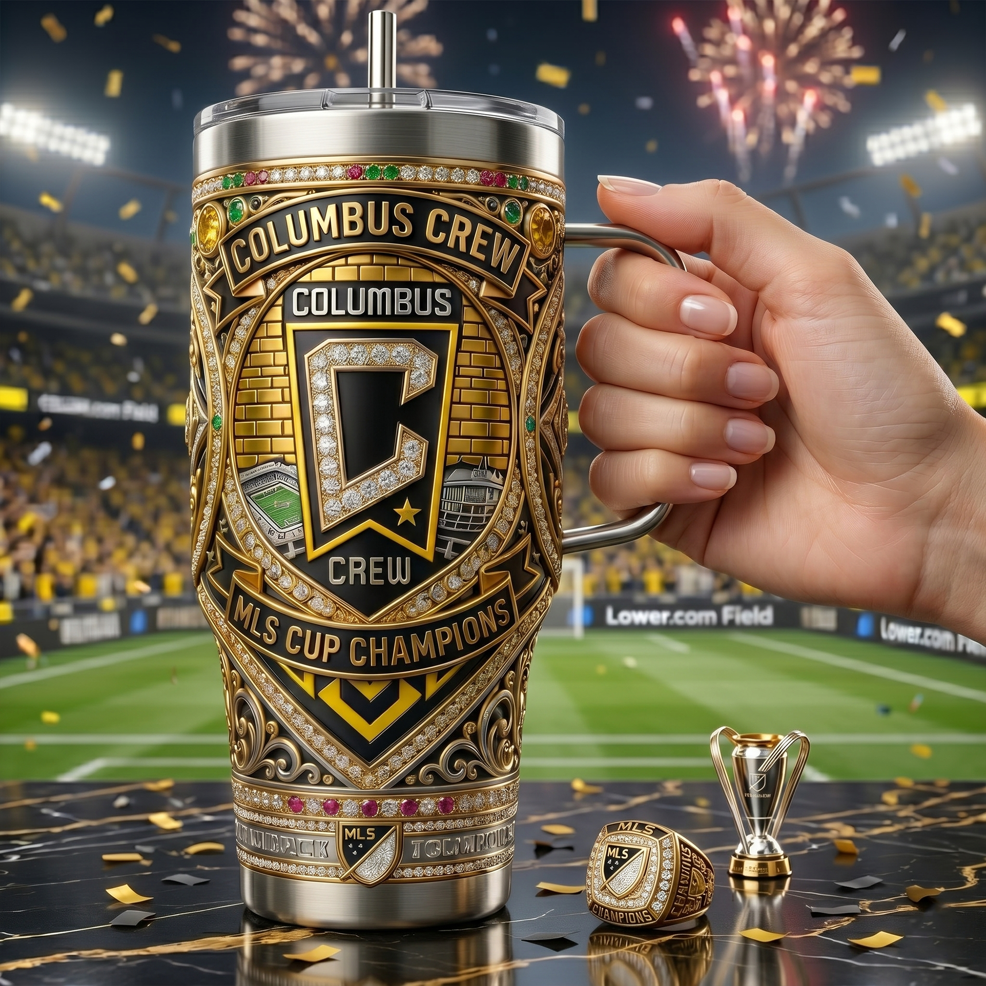 CLBC 40oz Tumbler With Handle LNTH