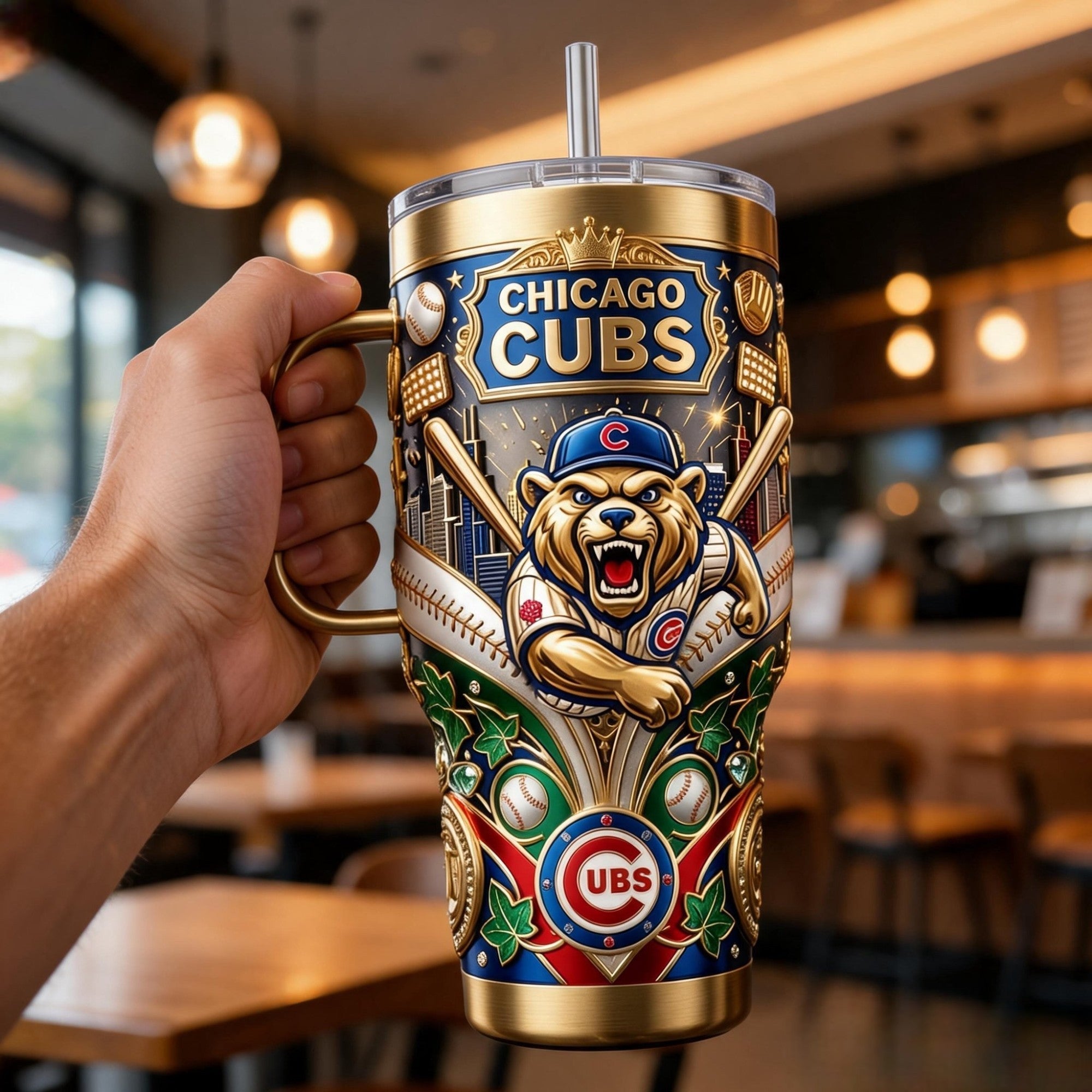 CCC 40oz Tumbler With Handle PDL