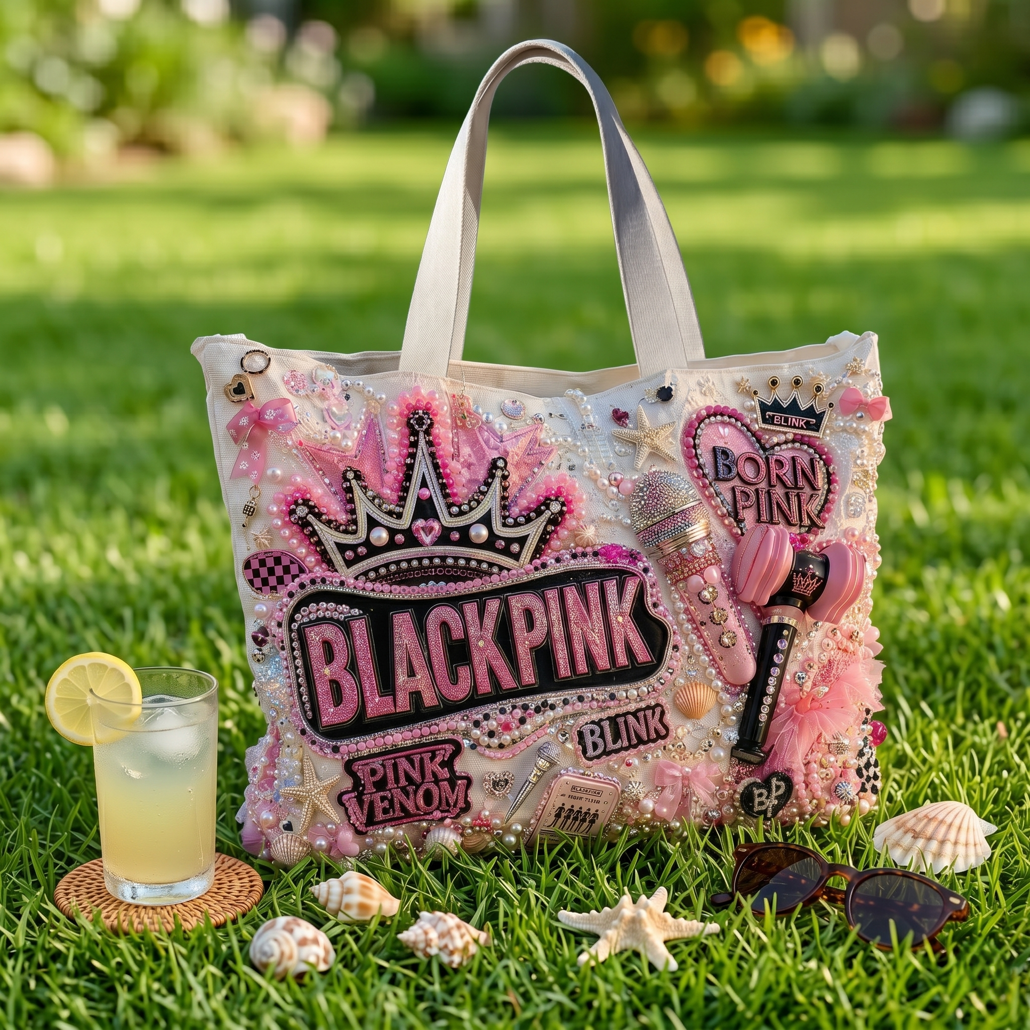 BLPK Summer Vibes Tote Bag HTTT